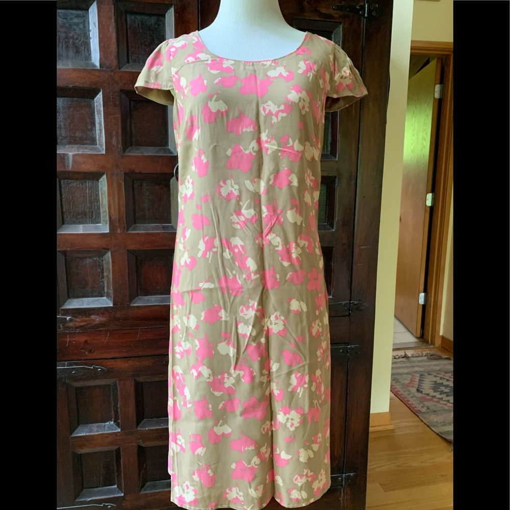Boden dress silky viscose 4L side zip